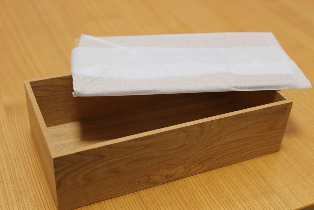 無印良品 木製ティシューボックス＋無垢の木の小物トレイ